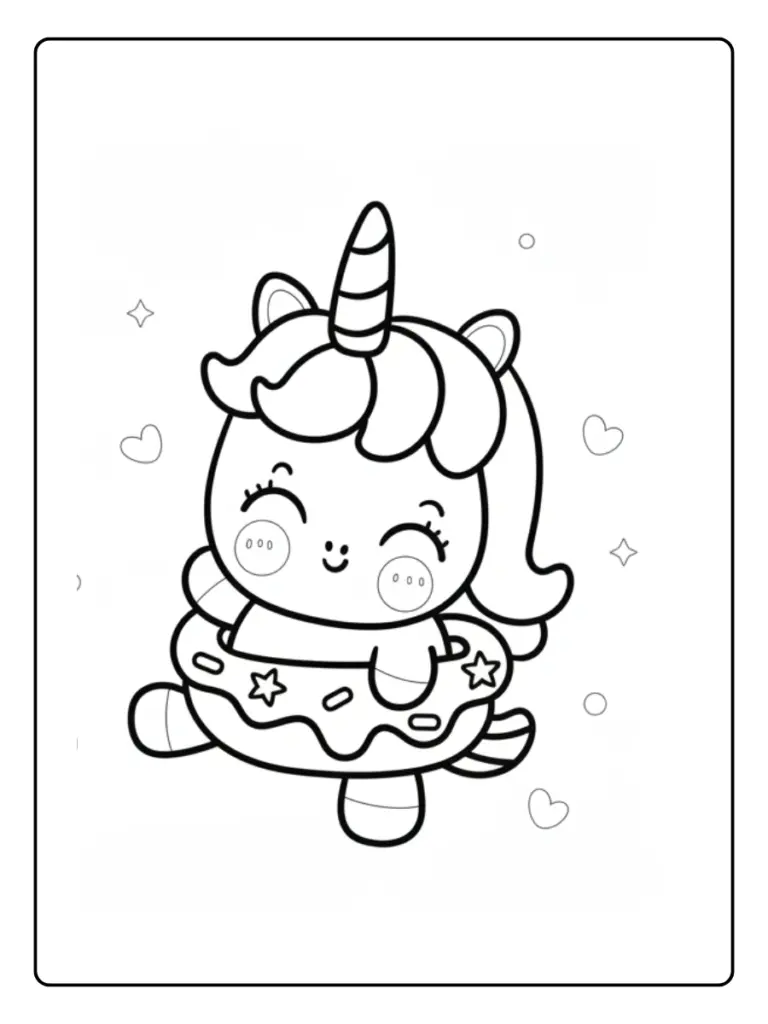 Coloriage Bebe Licorne