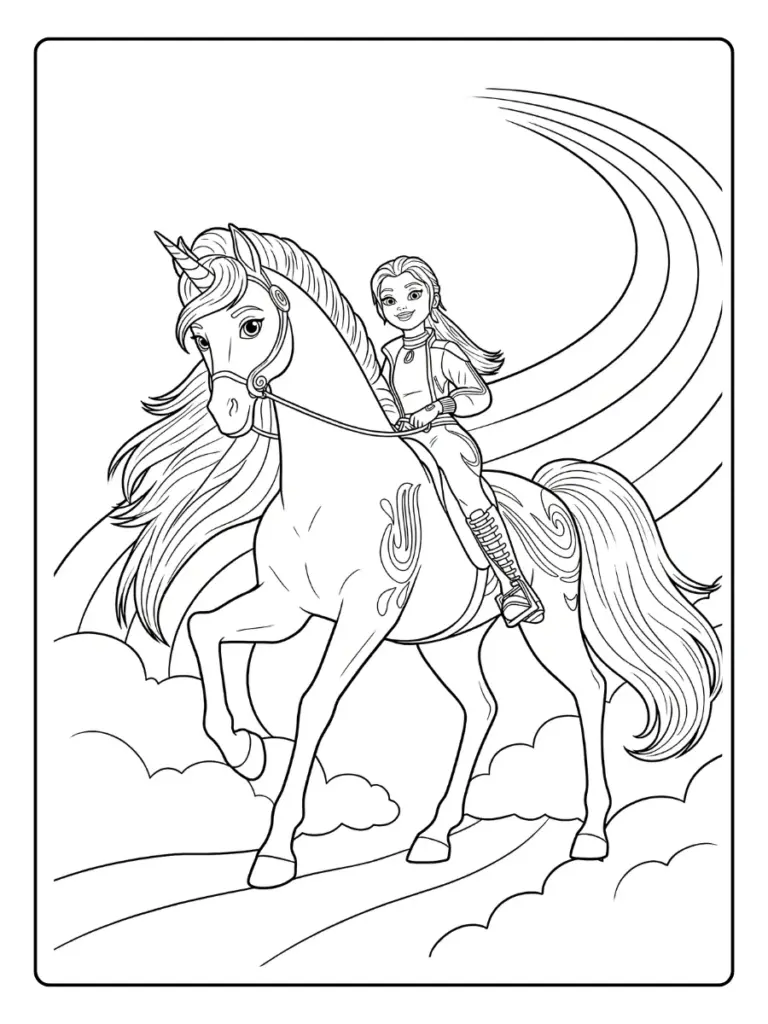 Coloriage Lecole Des Licornes