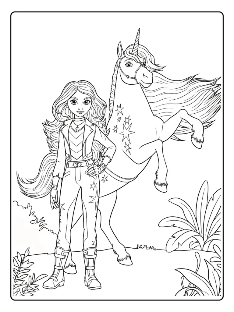 Coloriage Lecole Des Licornes