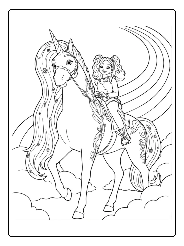 Coloriage Lecole Des Licornes