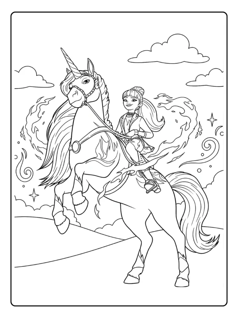 Coloriage Lecole Des Licornes