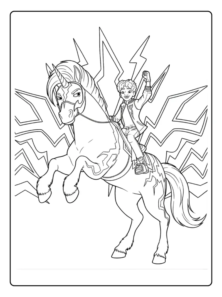 Coloriage Lecole Des Licornes