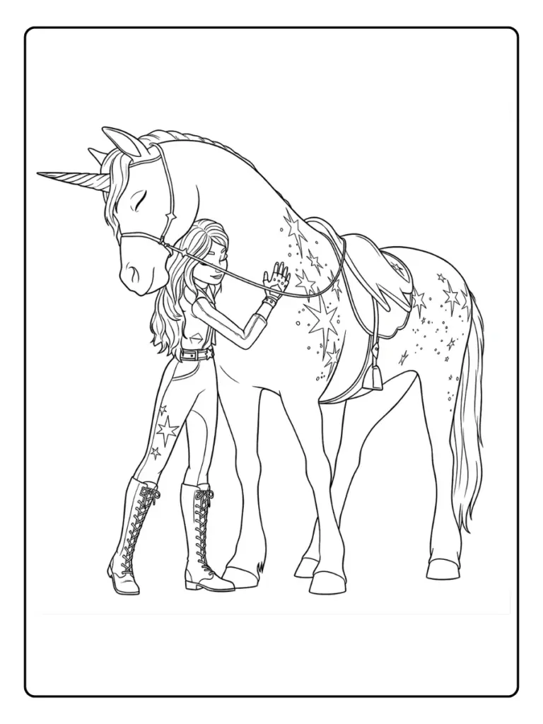 Coloriage Lecole Des Licornes