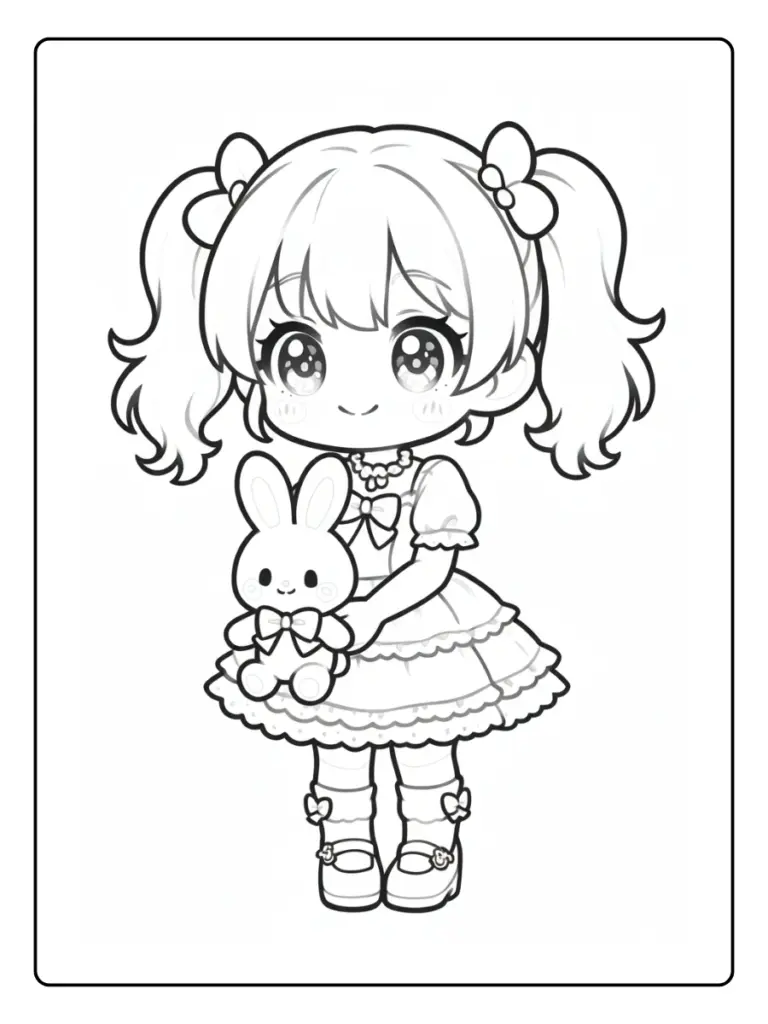 Coloriage Princesse Facile