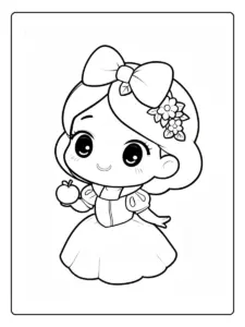 Coloriage Princesse
