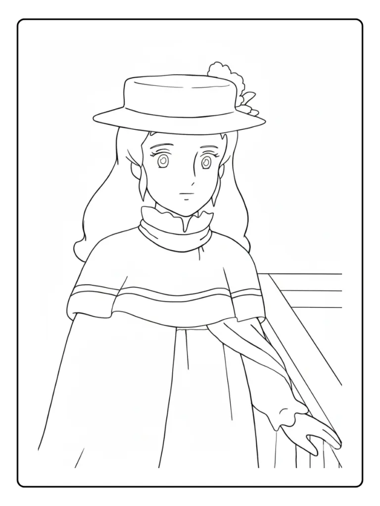 Coloriage Princesse Sarah