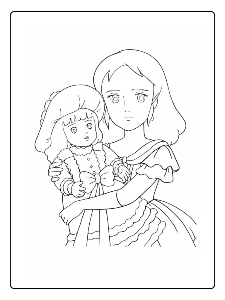 Coloriage Princesse Sarah