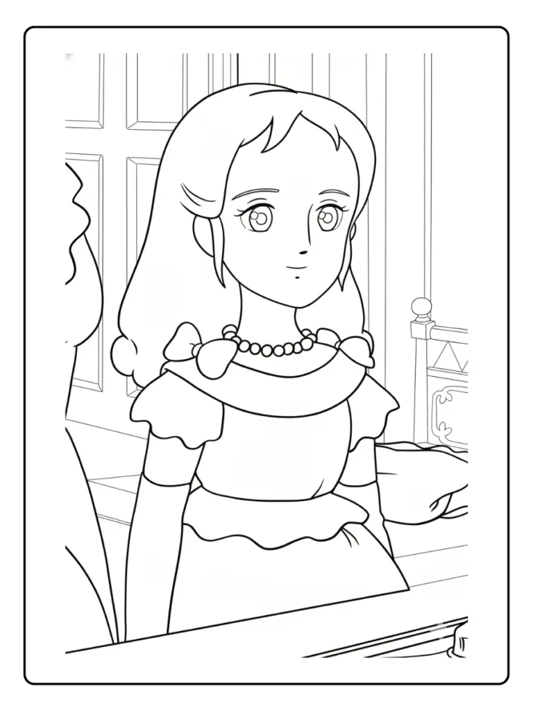 Coloriage Princesse Sarah