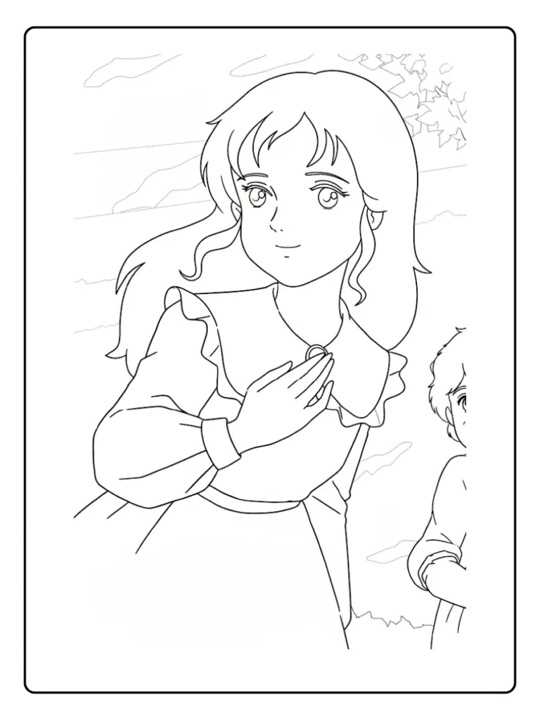 Coloriage Princesse Sarah
