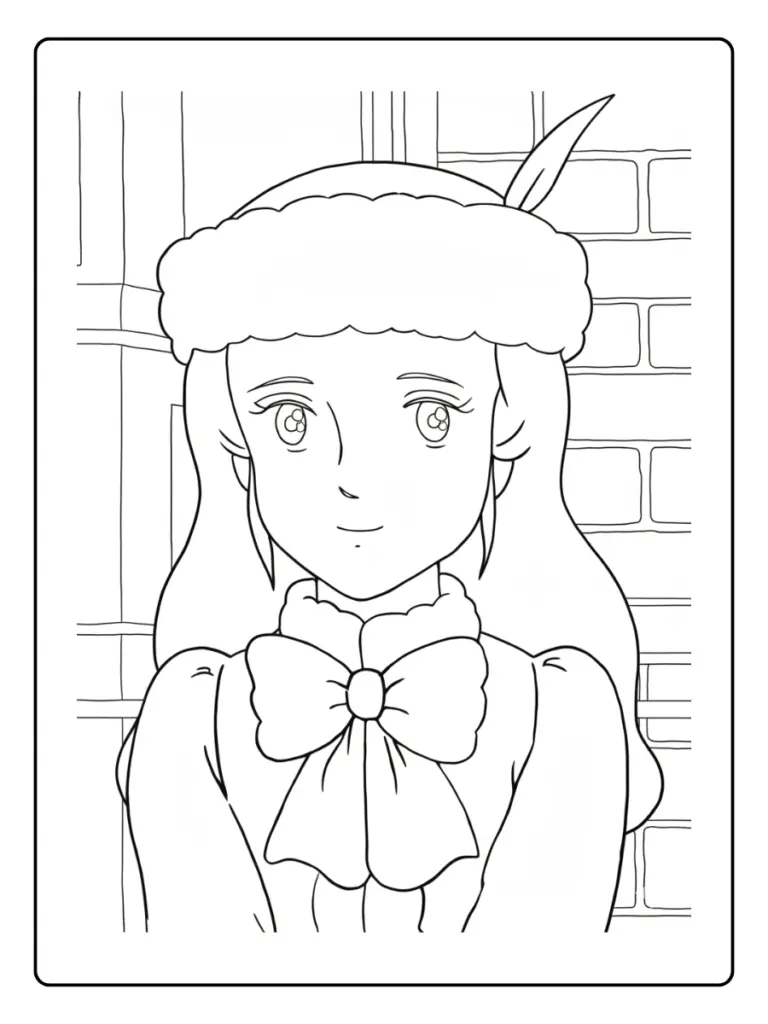 Coloriage Princesse Sarah