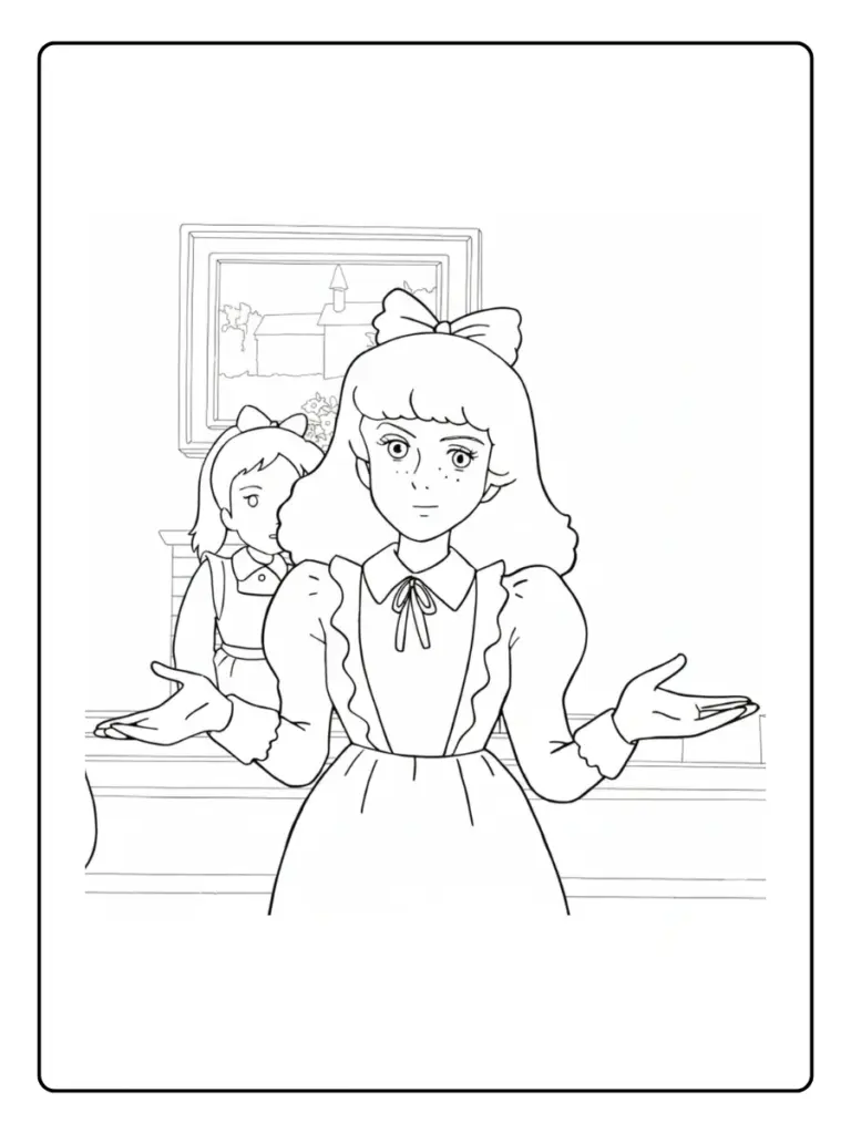 Coloriage Princesse Sarah