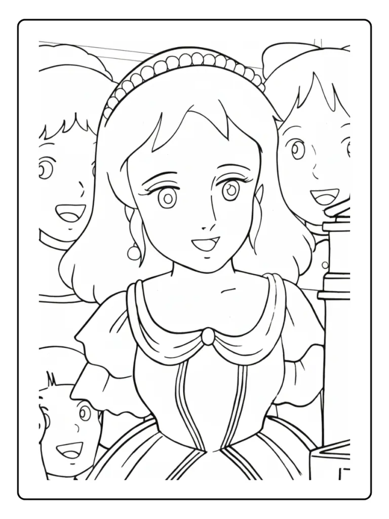 Coloriage Princesse Sarah