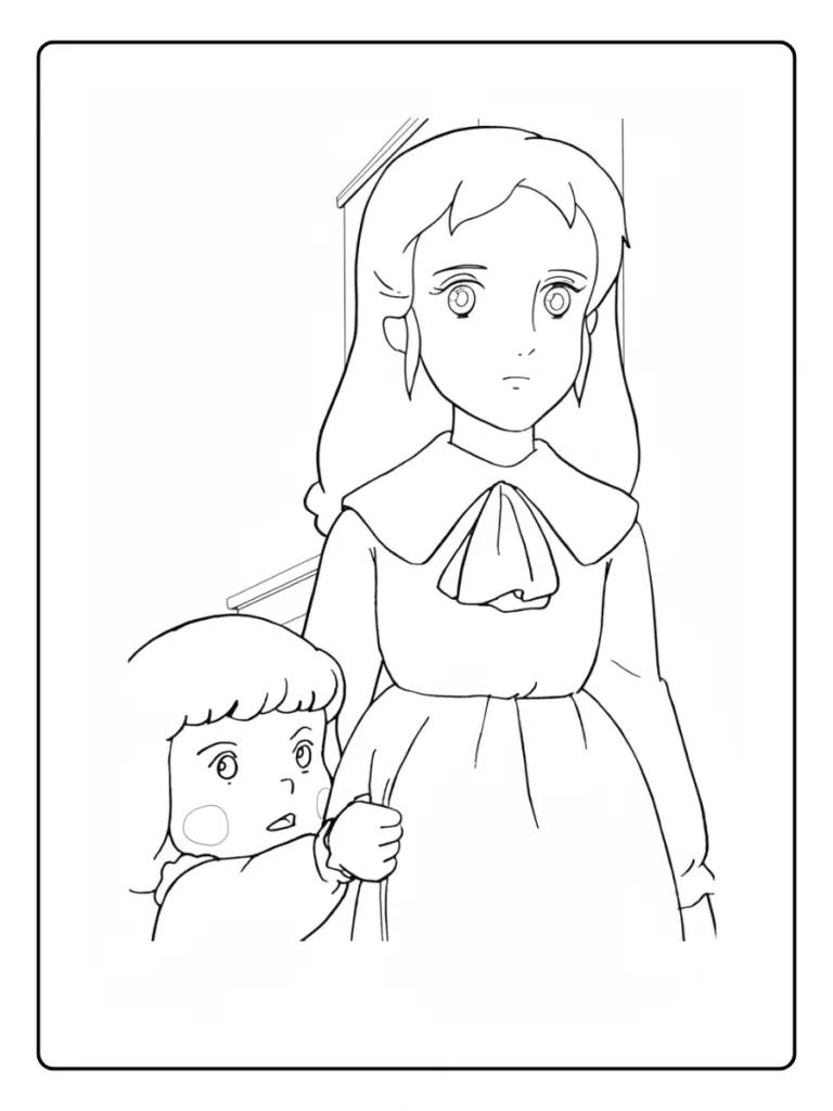 Coloriage Princesse Sarah