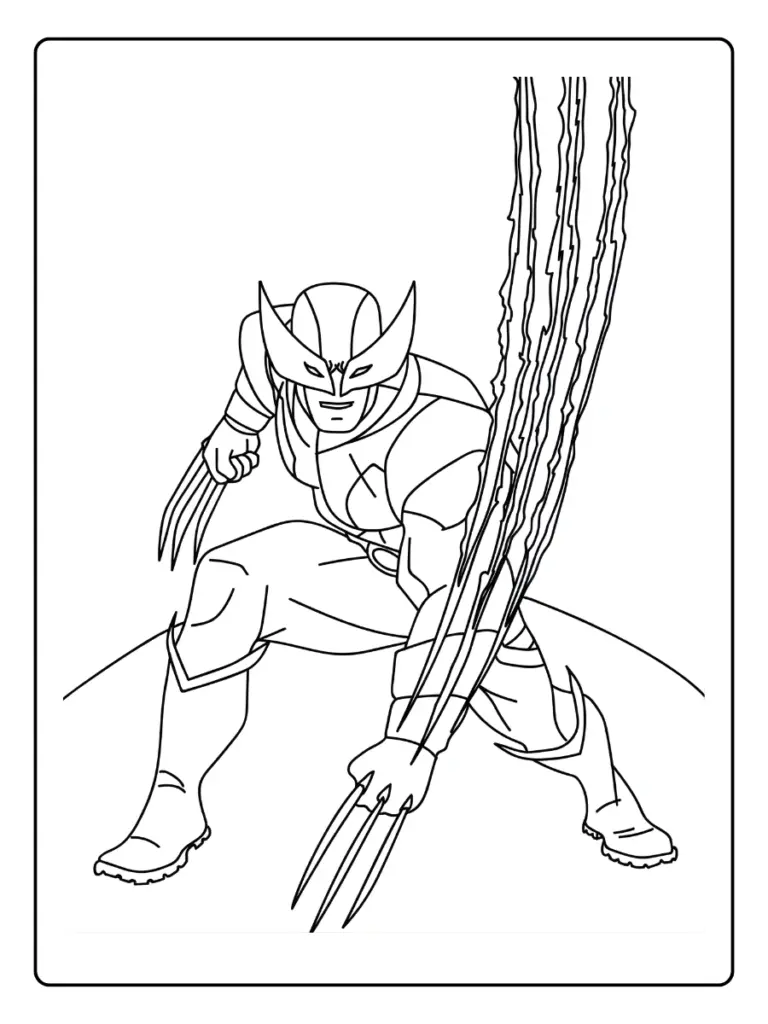 Coloriage Wolverine