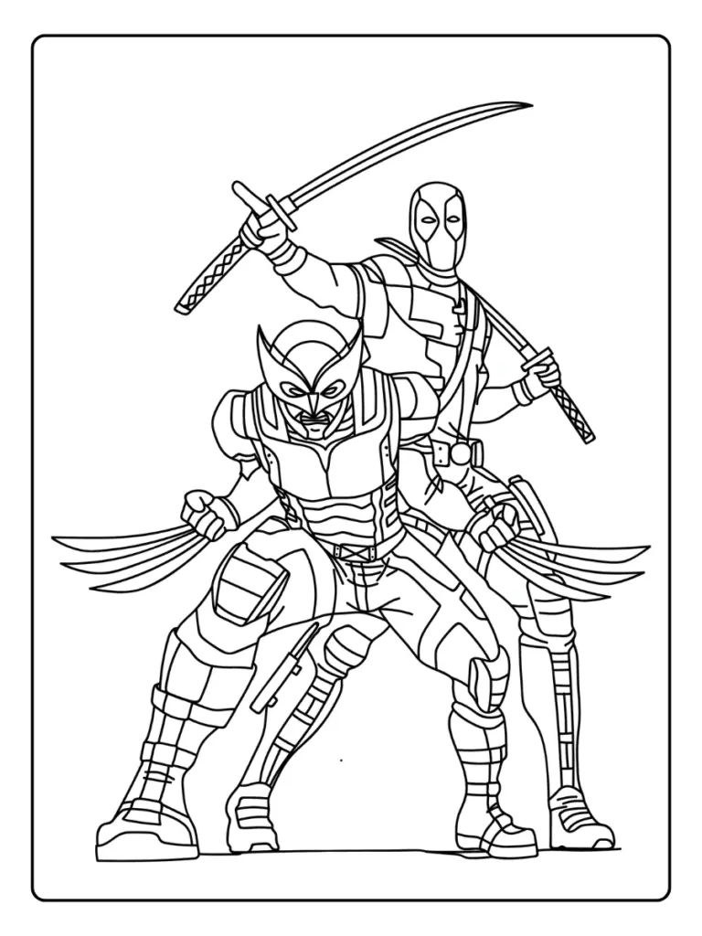 Coloriage Wolverine