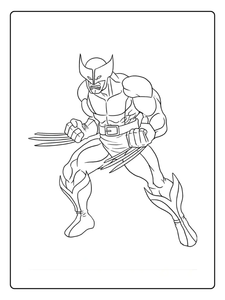 Coloriage Wolverine