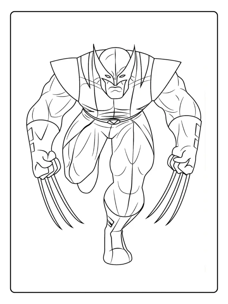 Coloriage Wolverine