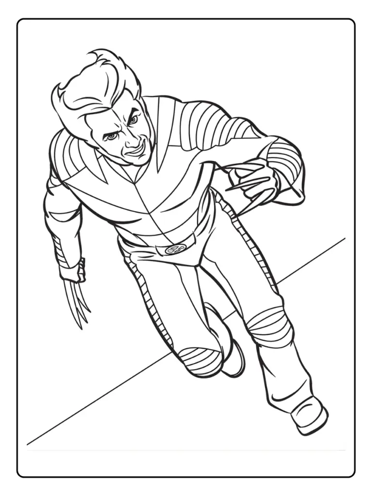 Coloriage Wolverine