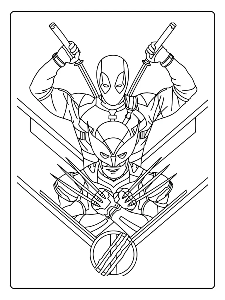 Coloriage Wolverine