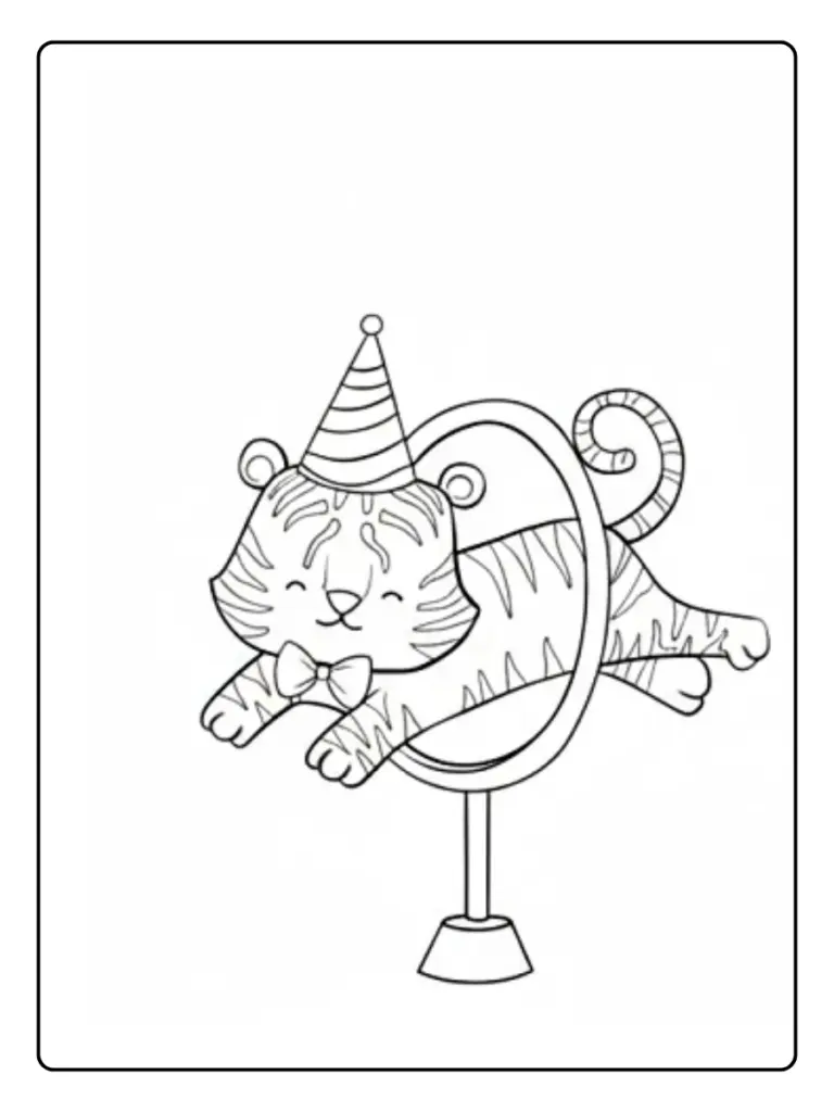 Coloriage Animaux du Cirque