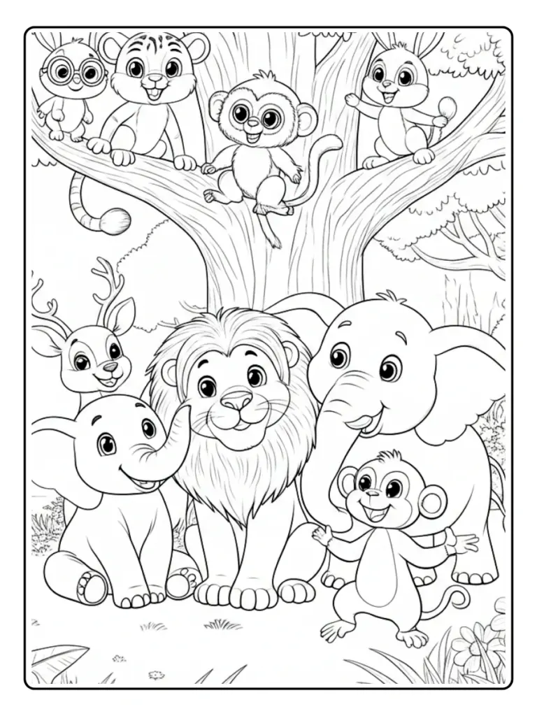 Animaux Coloriage Zoo De Beauval