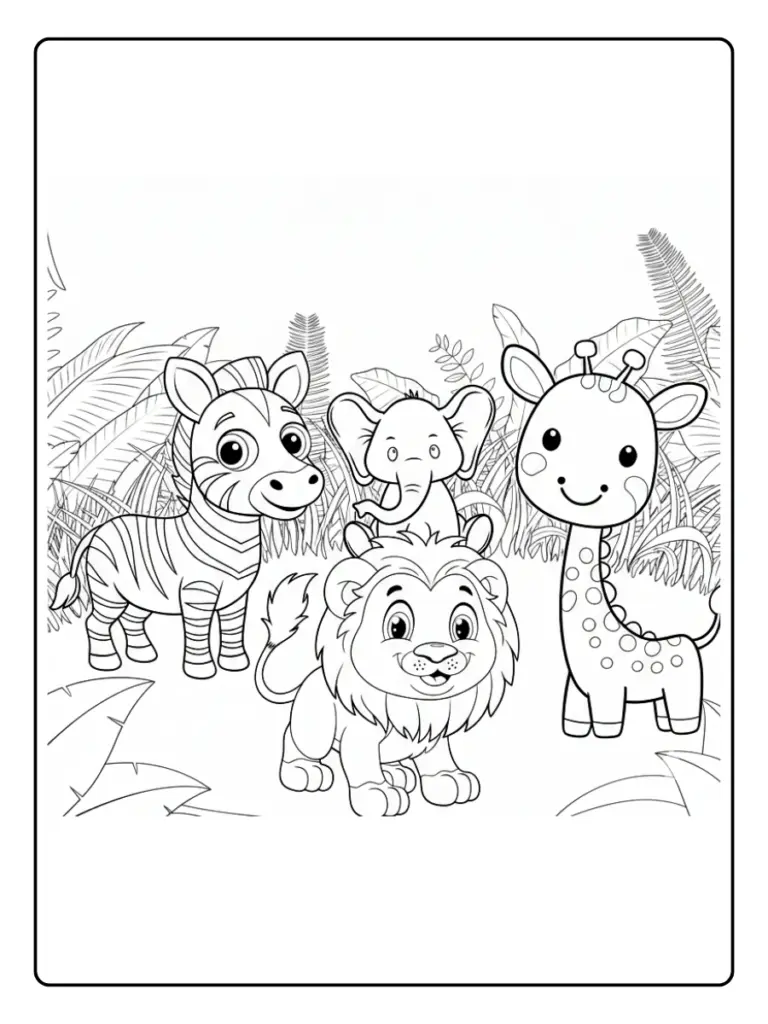 Animaux Coloriage Zoo De Beauval