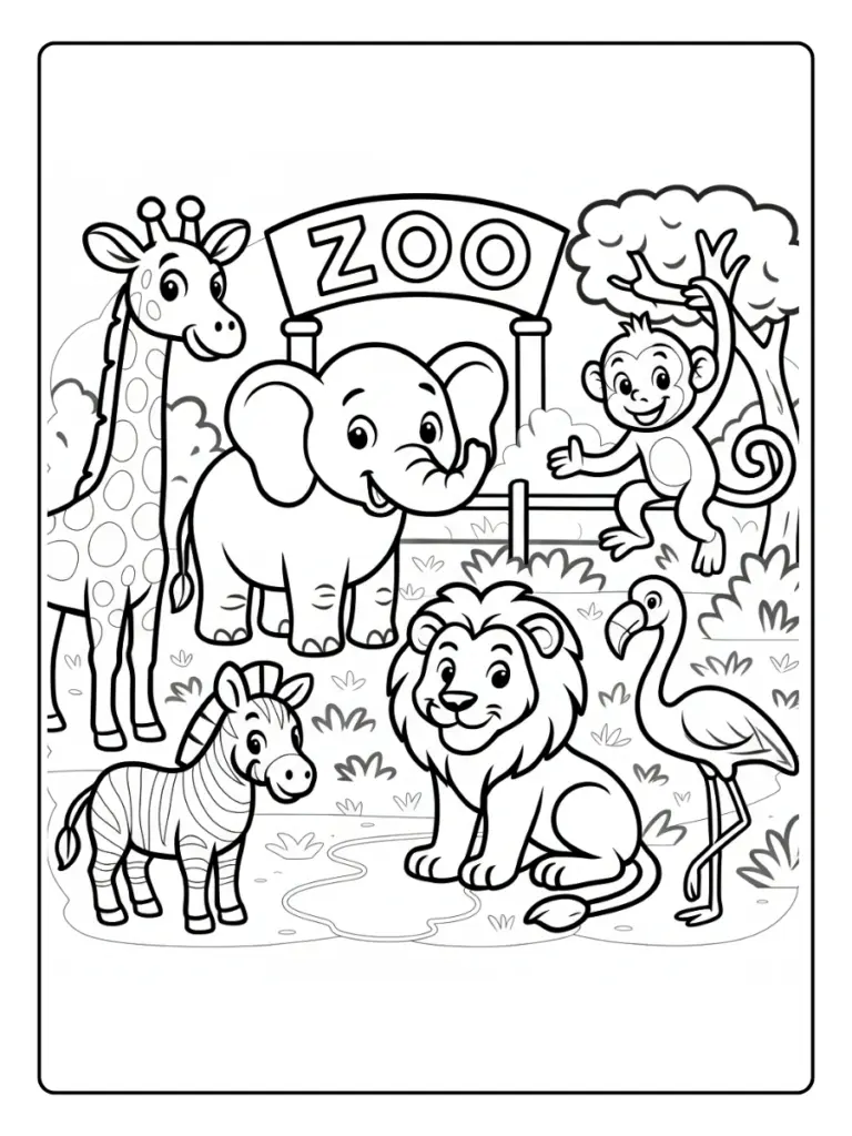 Animaux Coloriage Zoo De Beauval