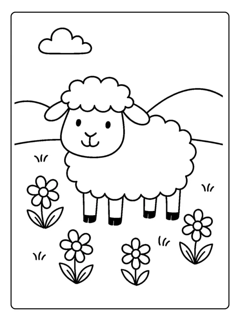 Animaux De La Ferme Coloriage