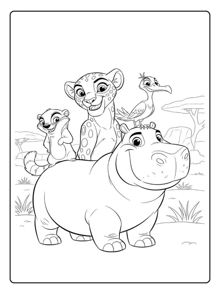 Animaux Disney Coloriage