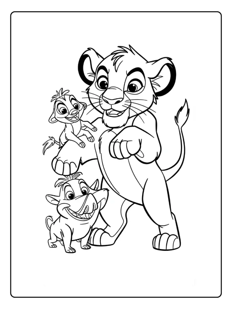 Animaux Disney Coloriage