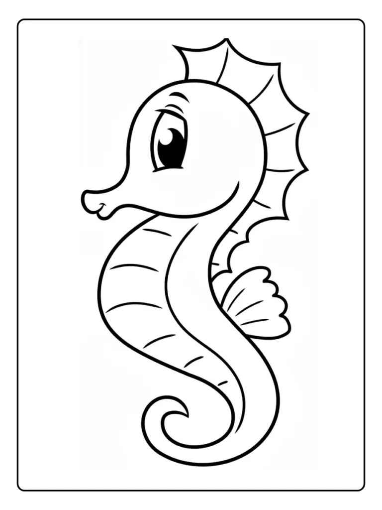 Animaux Marins Coloriage