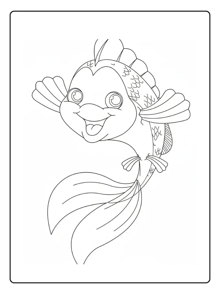 Animaux Marins Coloriage