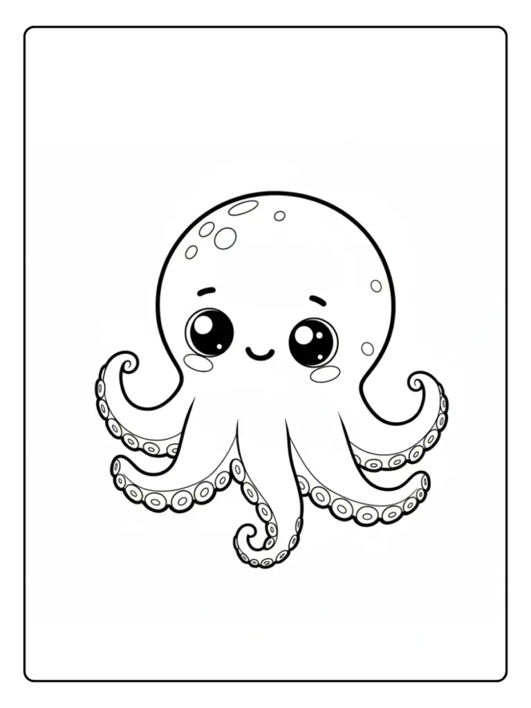 Animaux Marins Coloriage