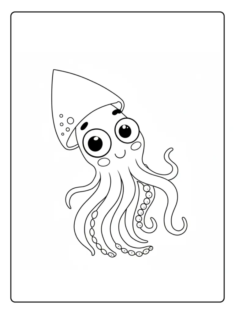 Animaux Marins Coloriage