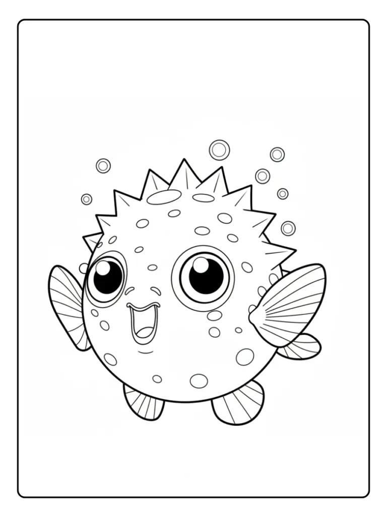 Coloriage Animaux Marins