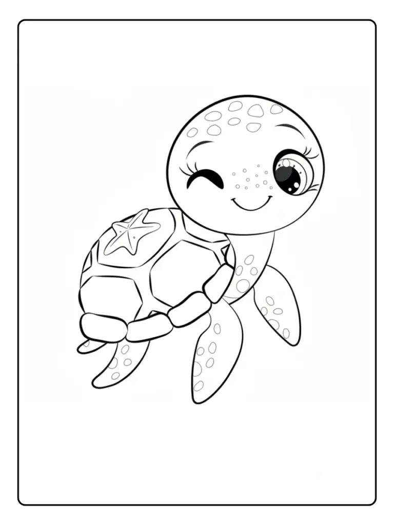 Animaux Marins Coloriage