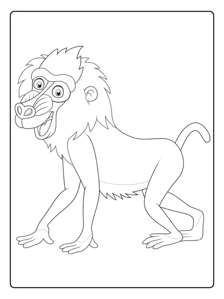 Coloriage Animaux Afrique