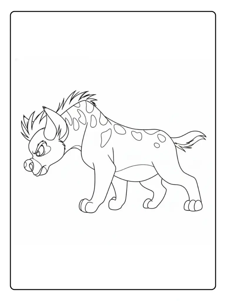 Coloriage Animaux Afrique