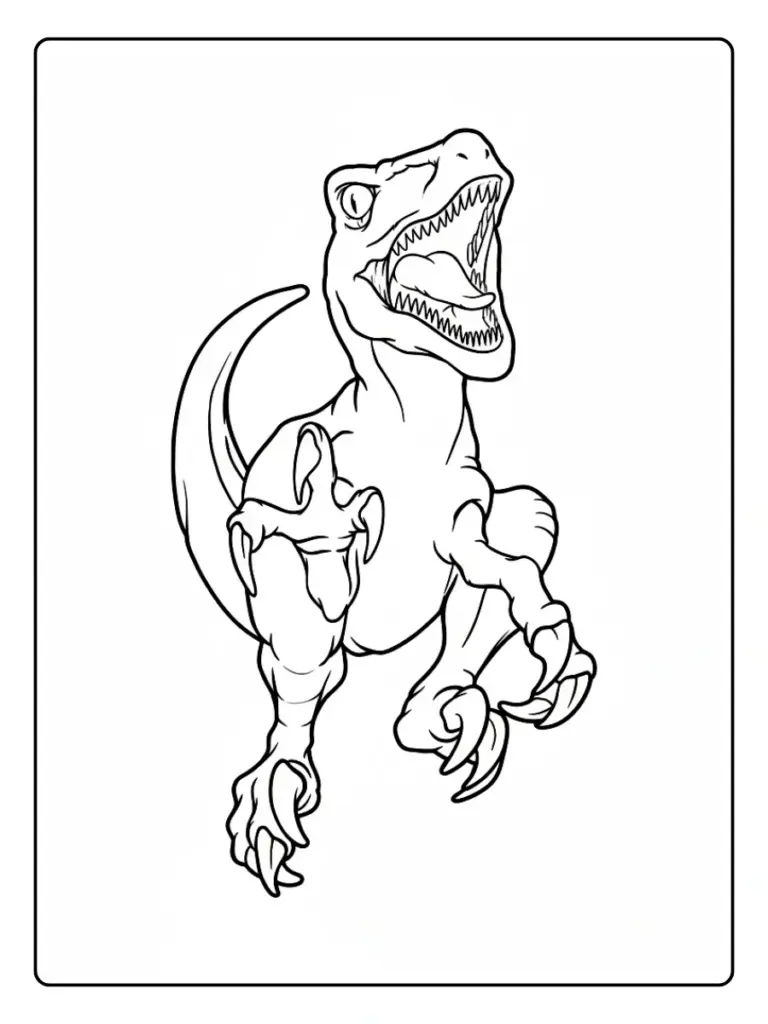 Coloriage Animaux Prehistorique