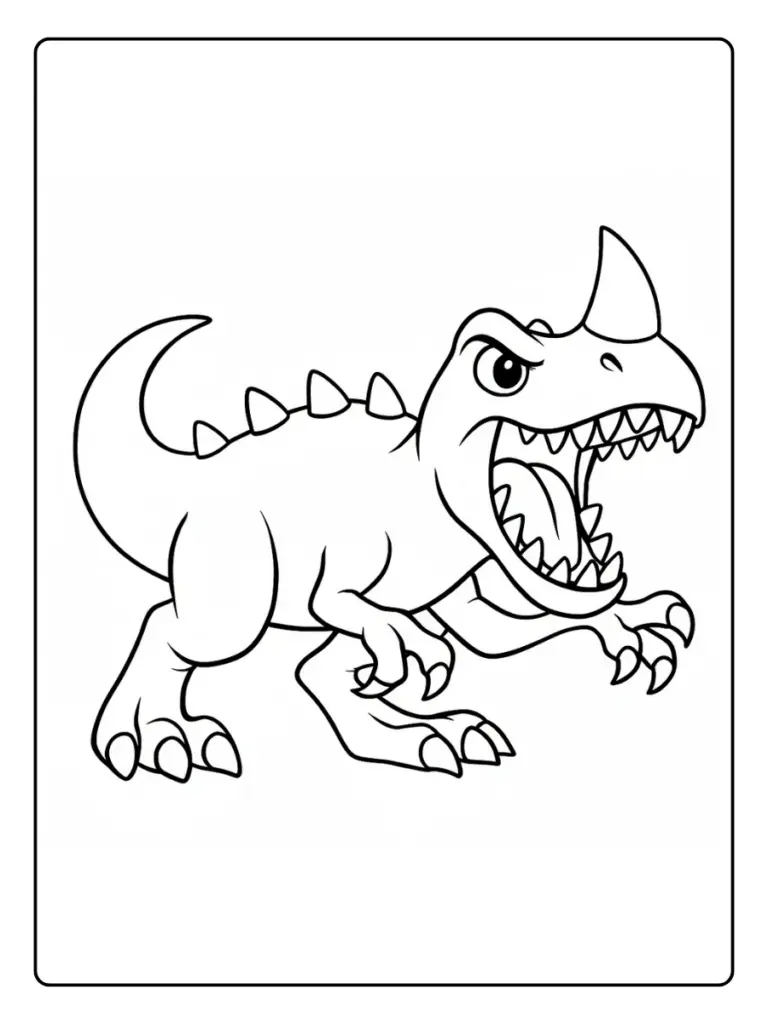 Coloriage Animaux Préhistoriques