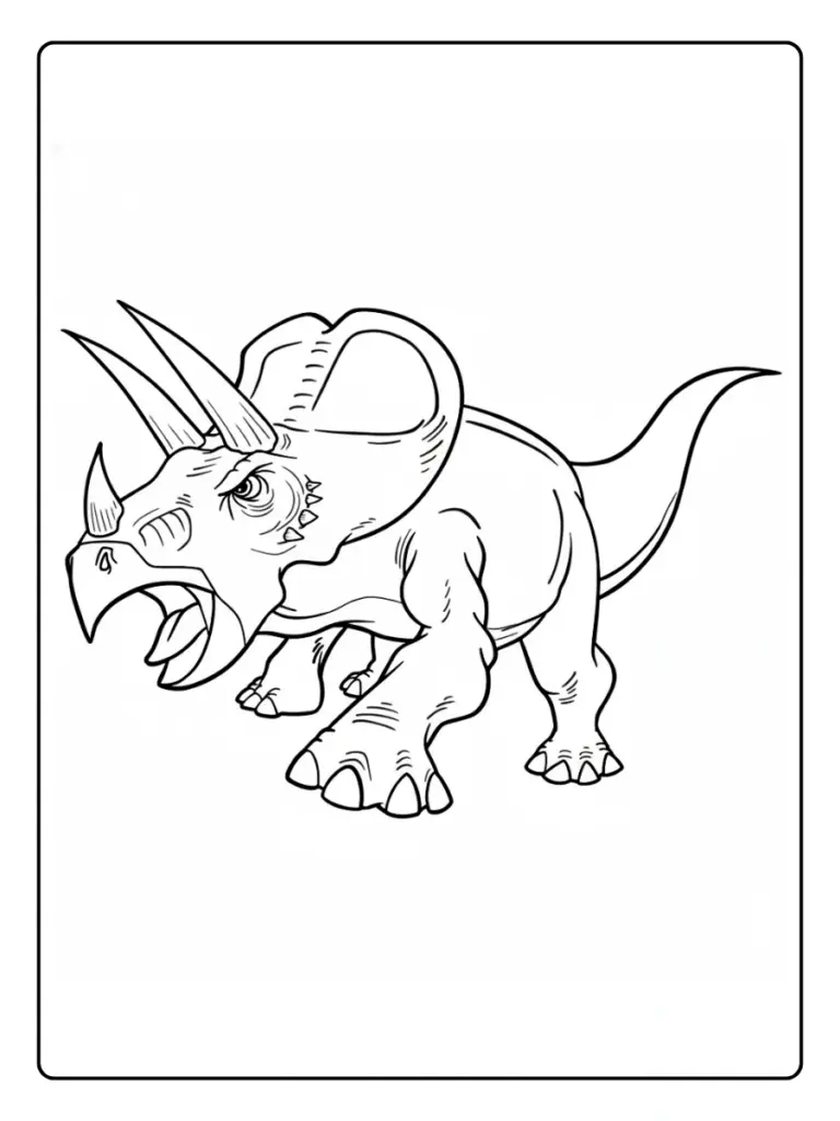 Coloriage Animaux Prehistorique