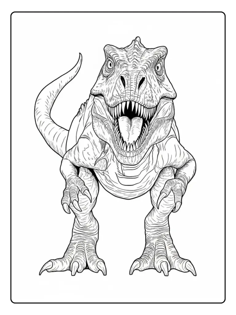 Coloriage Animaux Prehistorique