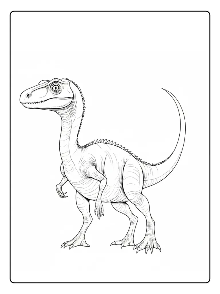 Coloriage Animaux Prehistorique