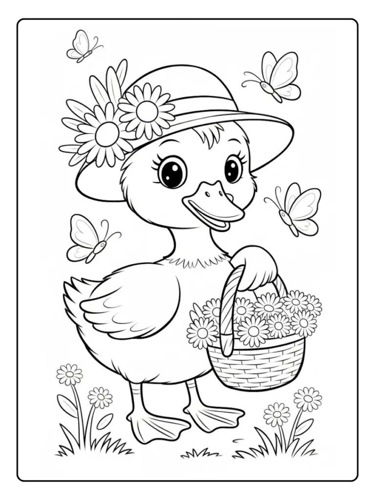 Coloriage Animaux Printemps