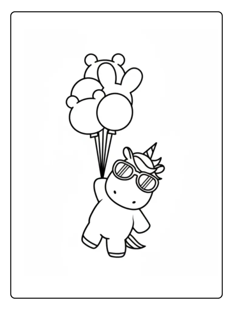 Coloriage Gaston La Licorne