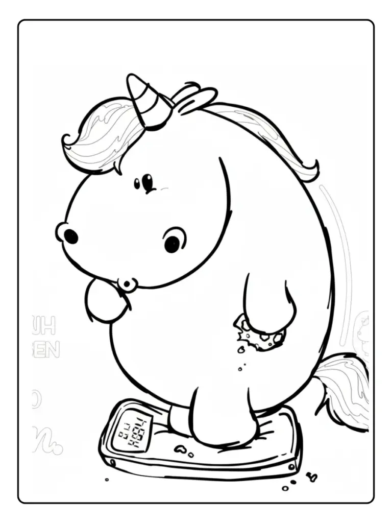 Coloriage Gaston La Licorne