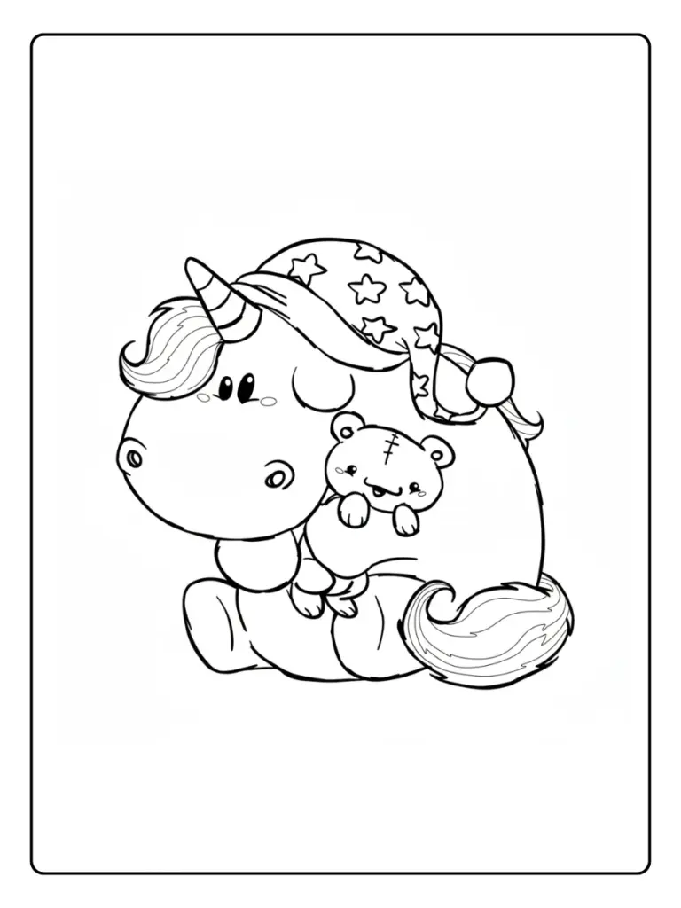 Coloriage Gaston La Licorne