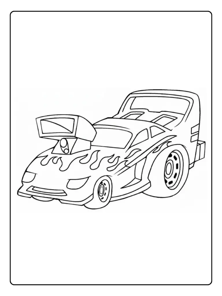 Coloriage Voiture Hot Wheels