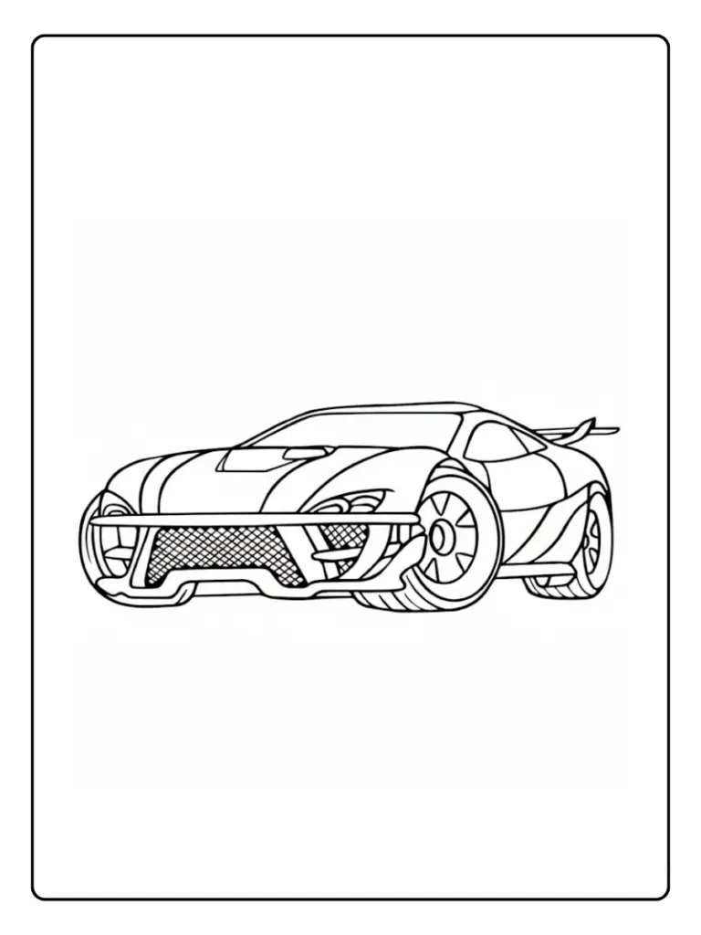Coloriage Hot Wheels Dessin