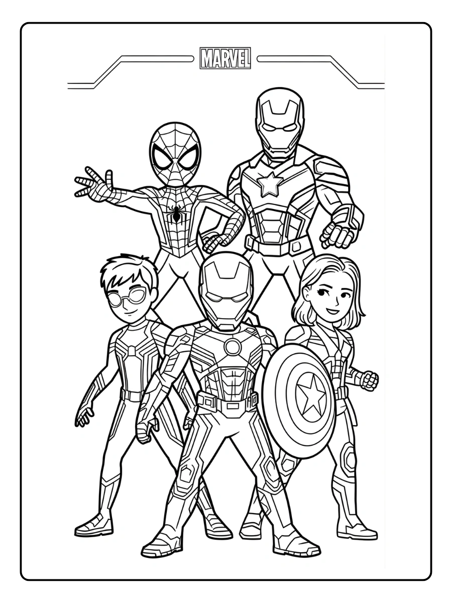 Coloriage Spiderman